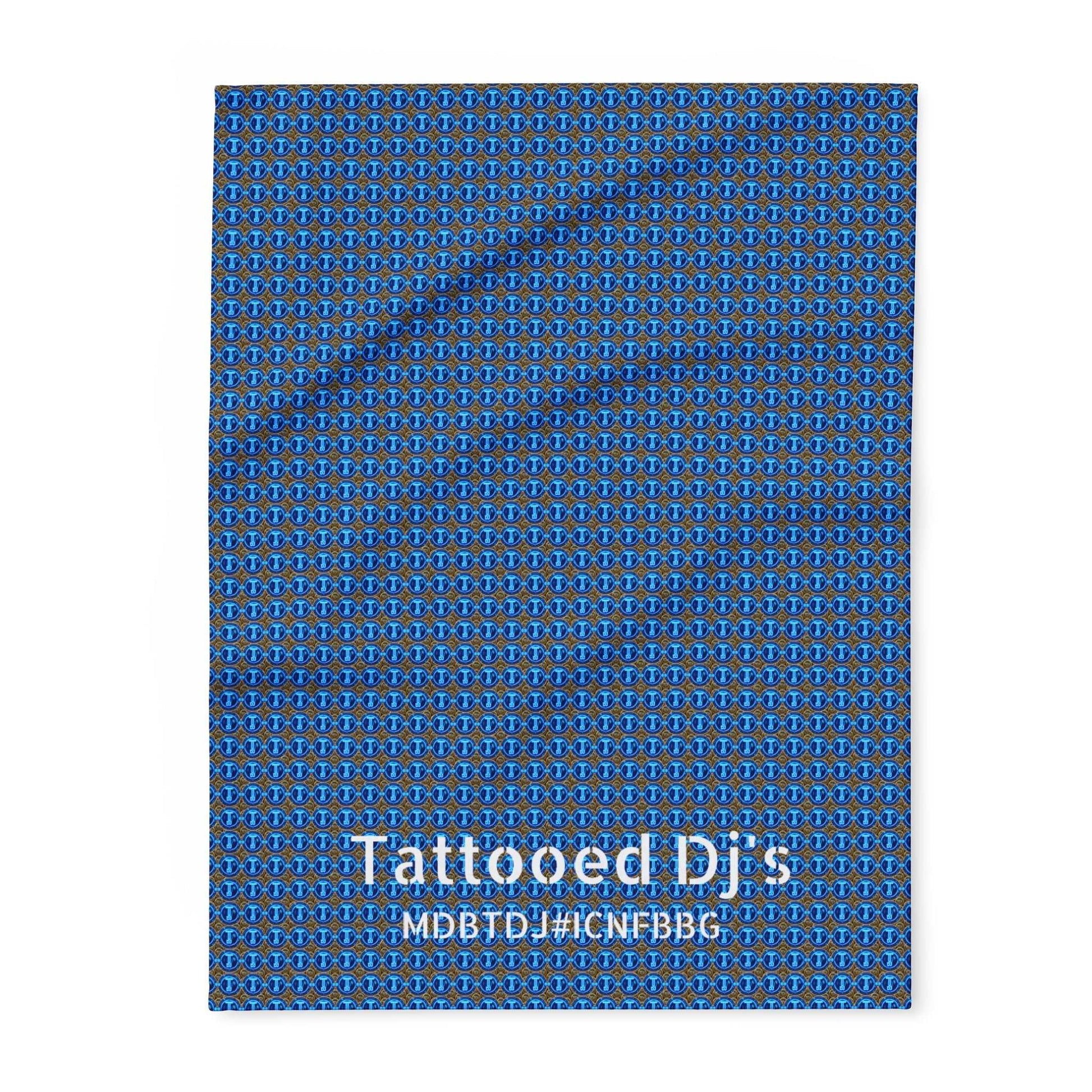 MDBTDJ#ICNFBBG Fleece Blanket Tattooed Dj's Limited Edition, Home Decor, Tattooed Djs Shop
