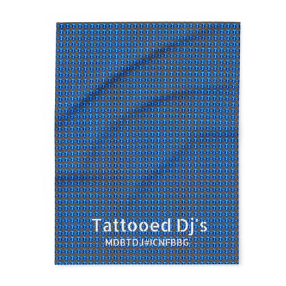 MDBTDJ#ICNFBBG Fleece Blanket Tattooed Dj's Limited Edition, Home Decor, Tattooed Djs Shop