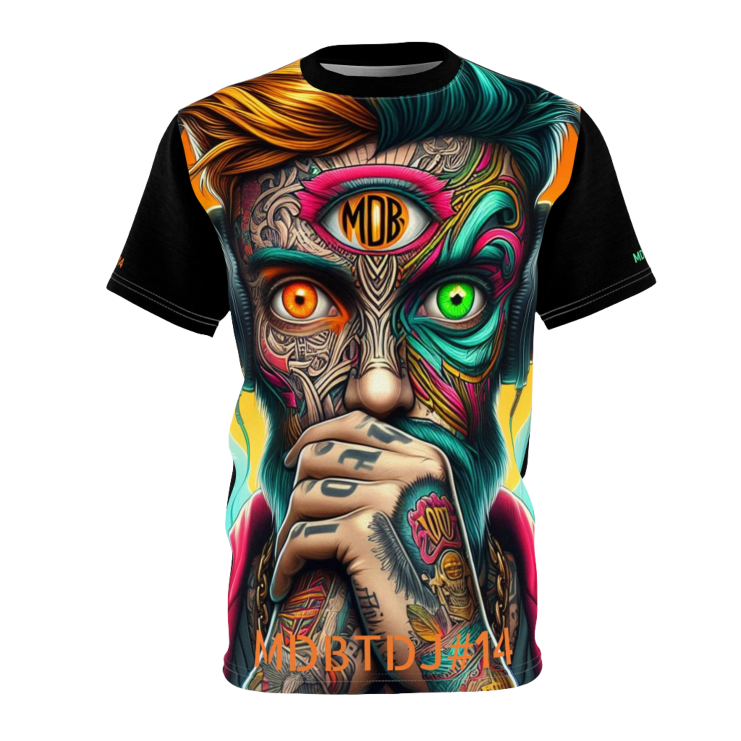 MDBTDJ#14 Premium Tee Shirt - Tattooed Dj's Limited Edition - Unisex