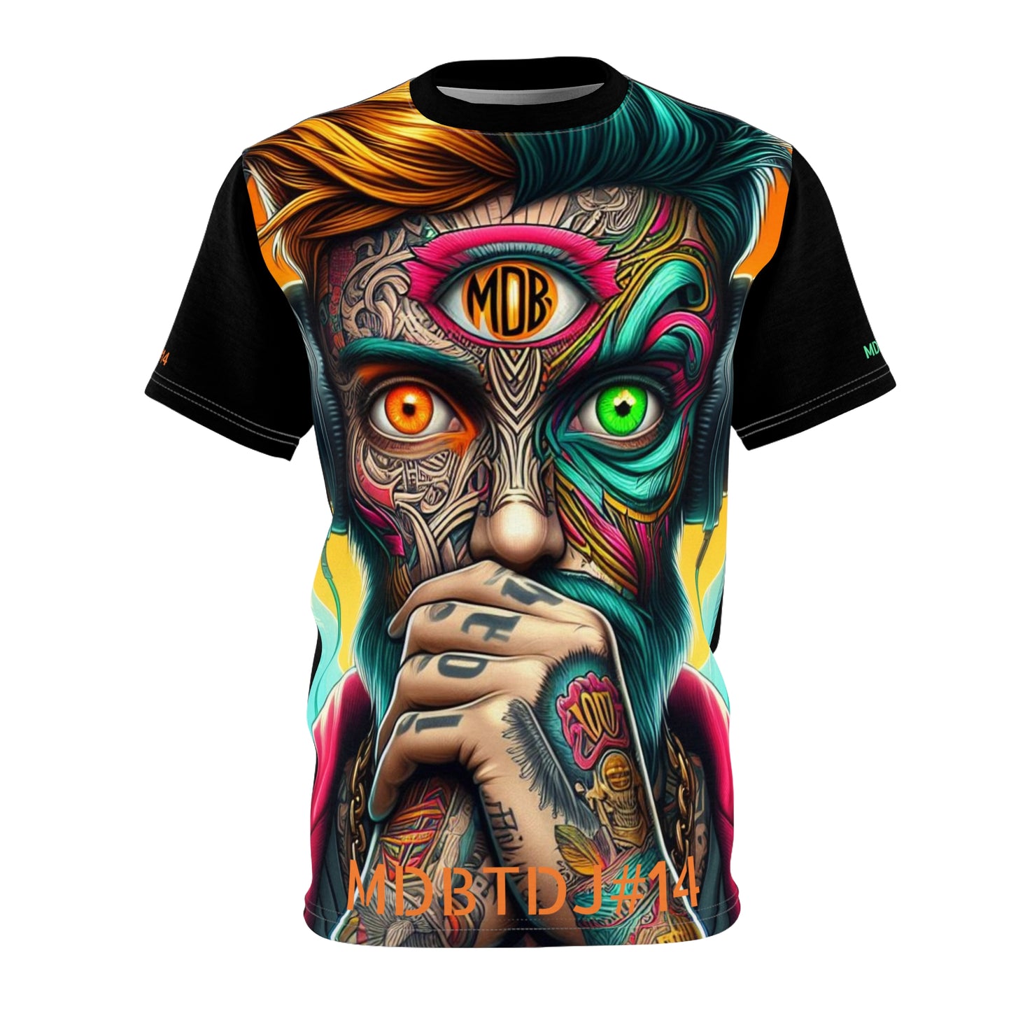 MDBTDJ#14 Premium Tee Shirt - Tattooed Dj's Limited Edition - Unisex