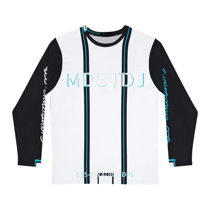 MDBTDJ#LSS-BWAQBLUDPS Men's Long Sleeve Shirt, Long Sleeve Shirt, Clothing Tops, Tattooed Djs Shop