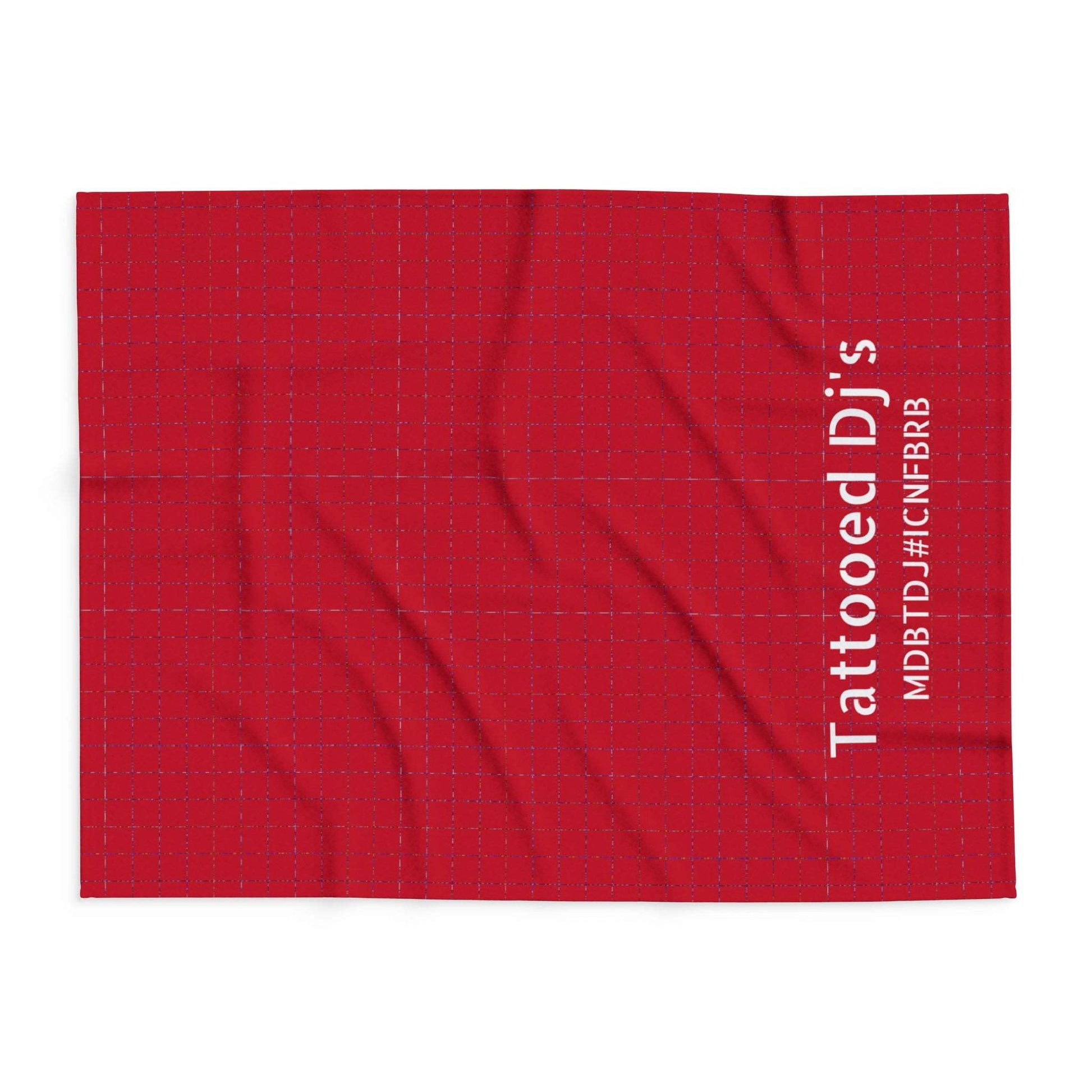MDBTDJ#ICNFBRB Fleece Blanket Tattooed Dj's Limited Edition, Home Decor, Tattooed Djs Shop