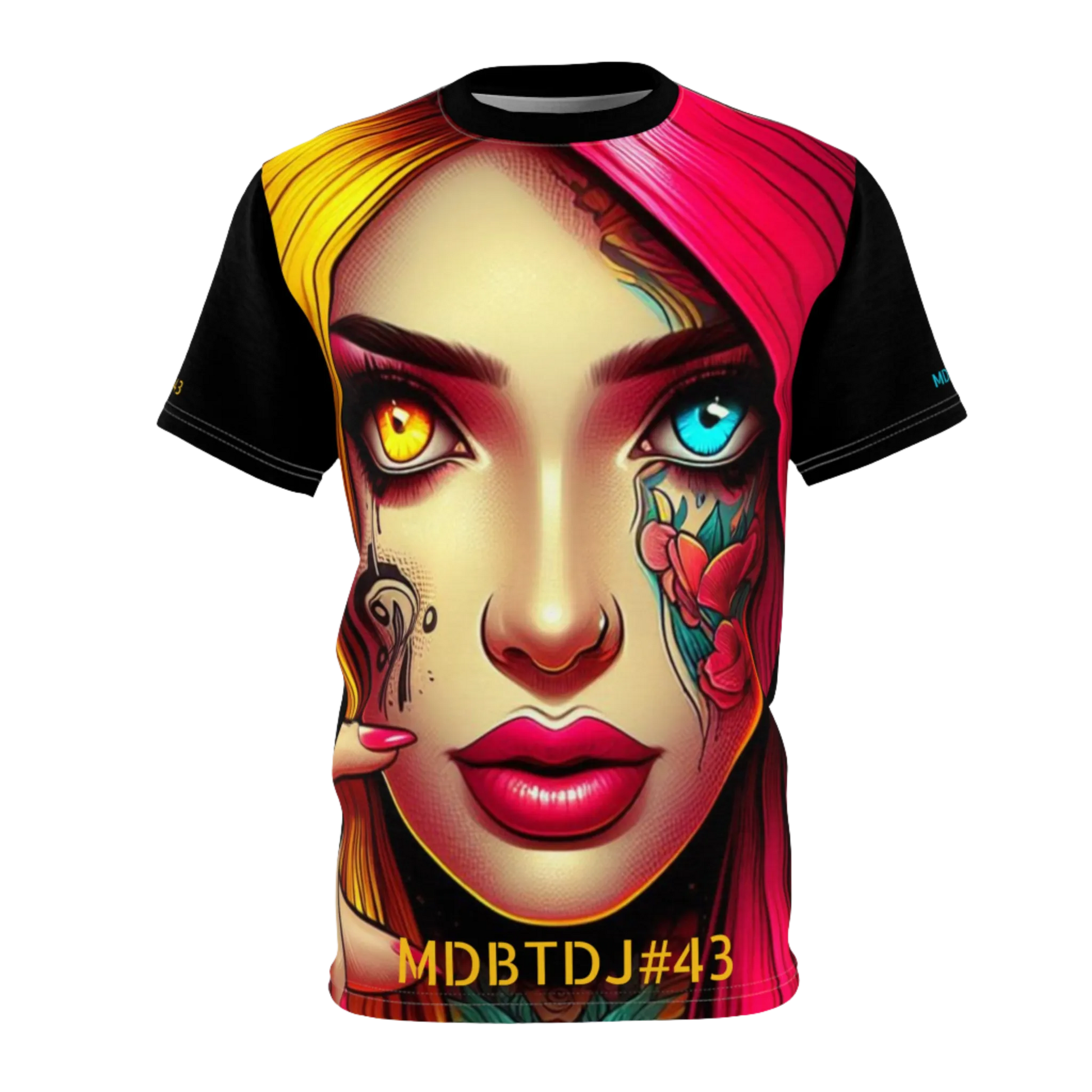 MDBTDJ#43 Premium Art Tee Shirt - Tattooed Dj's Limited Edition - Unisex, T-Shirt, T-Shirts, Tattooed Djs Shop