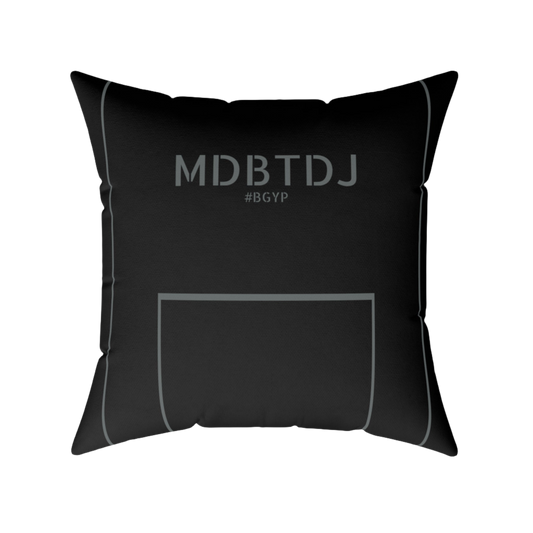 MDBTDJ#BGYP Spun Polyester Square Pillow