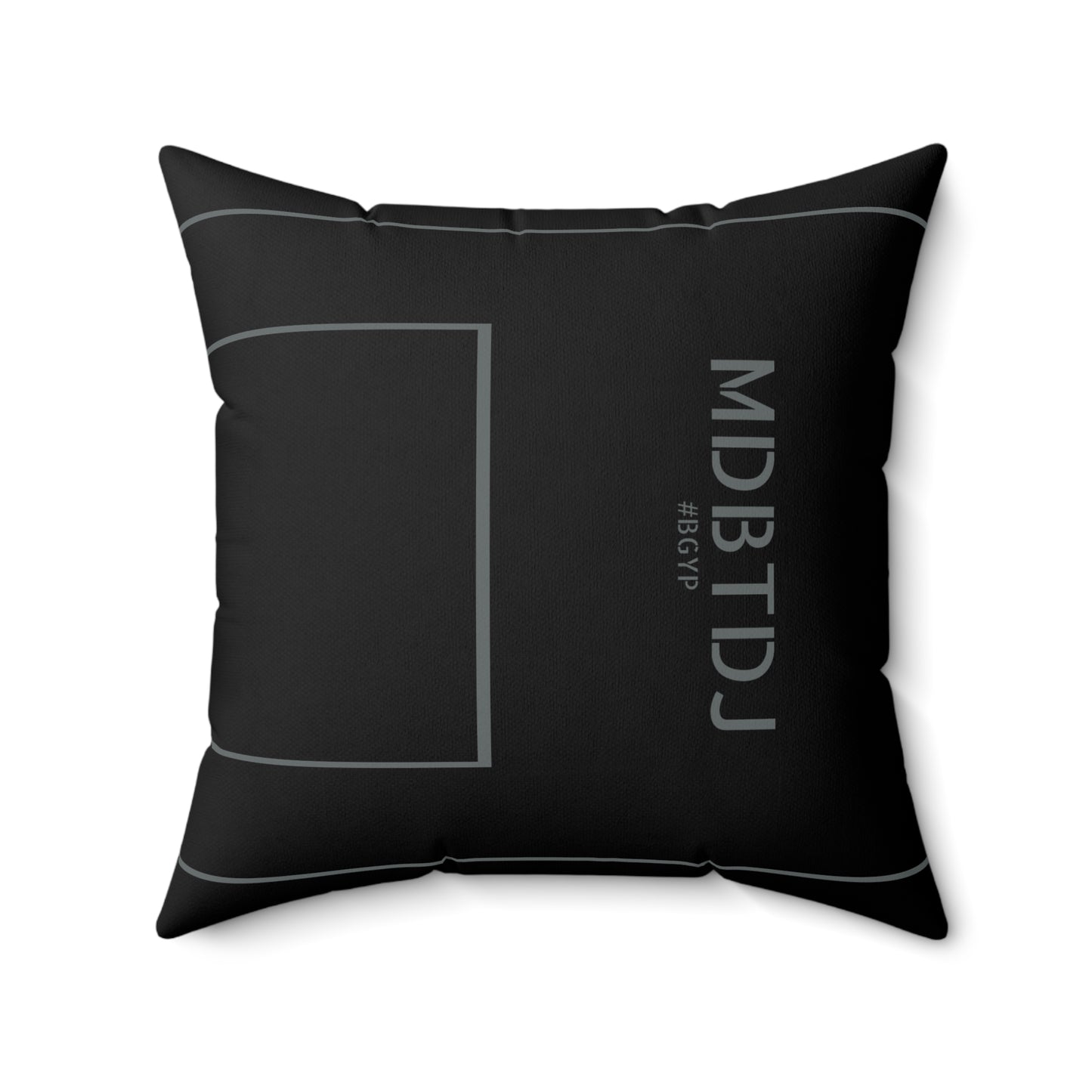 MDBTDJ#BGYP Spun Polyester Square Pillow