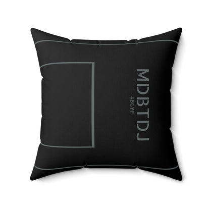 MDBTDJ#BGYP Spun Polyester Square Pillow