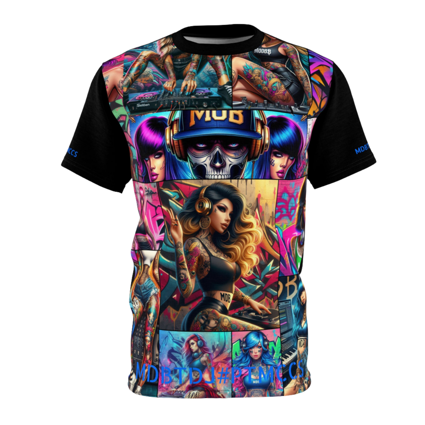 MDBTDJ#PTMCCS Premium Art Tee Shirt - Tattooed Dj's Limited Edition - Unisex