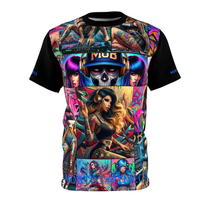 MDBTDJ#PTMCCS Premium Art Tee Shirt - Tattooed Dj's Limited Edition - Unisex