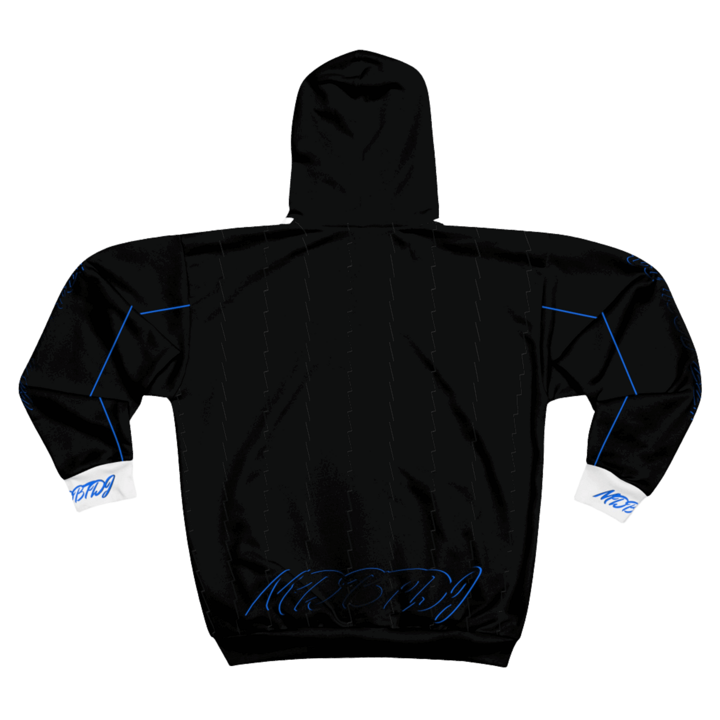 MDBTDJ#BBLUPSWBB Unisex Zip Up Hoodie