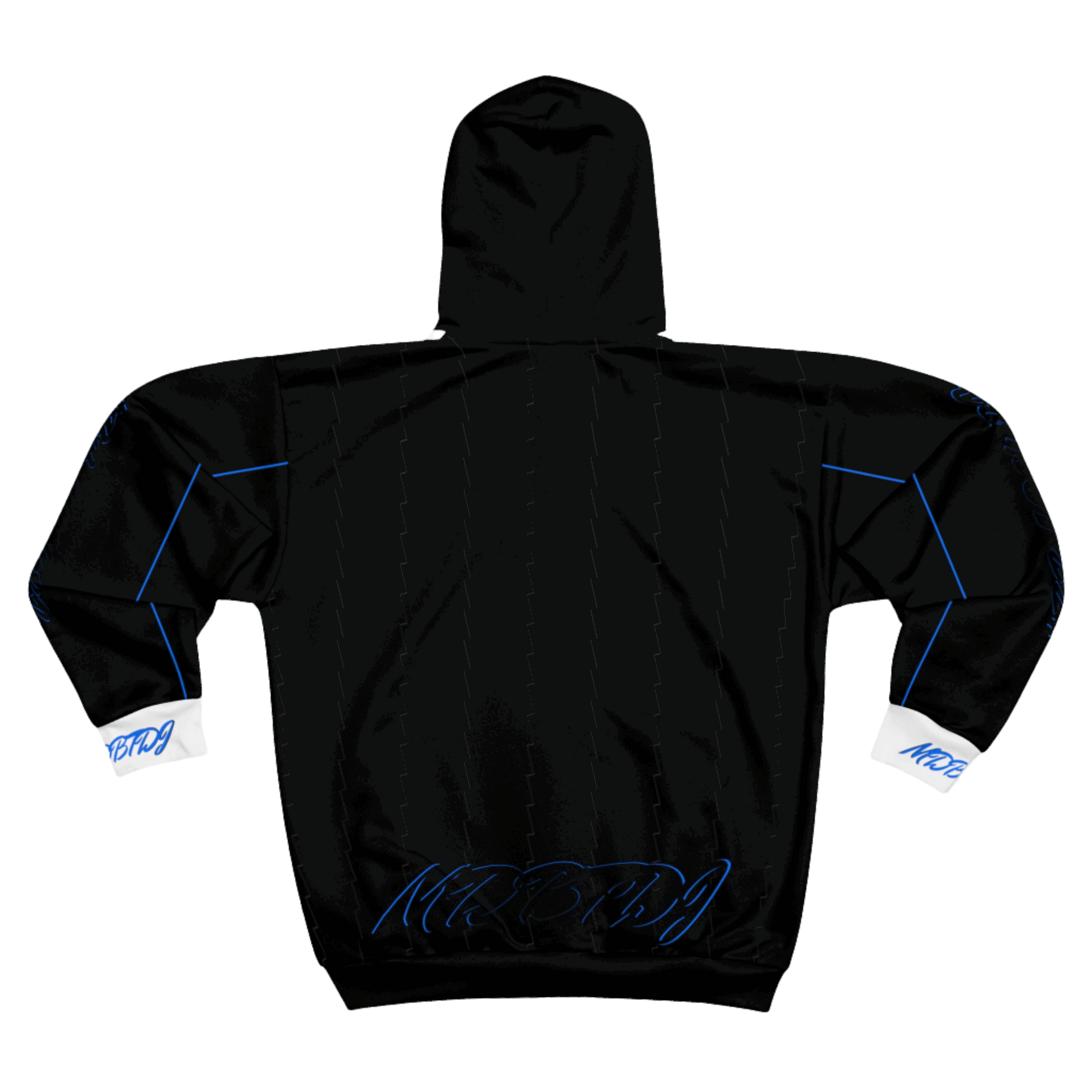 MDBTDJ#BBLUPSWBB Unisex Zip Up Hoodie