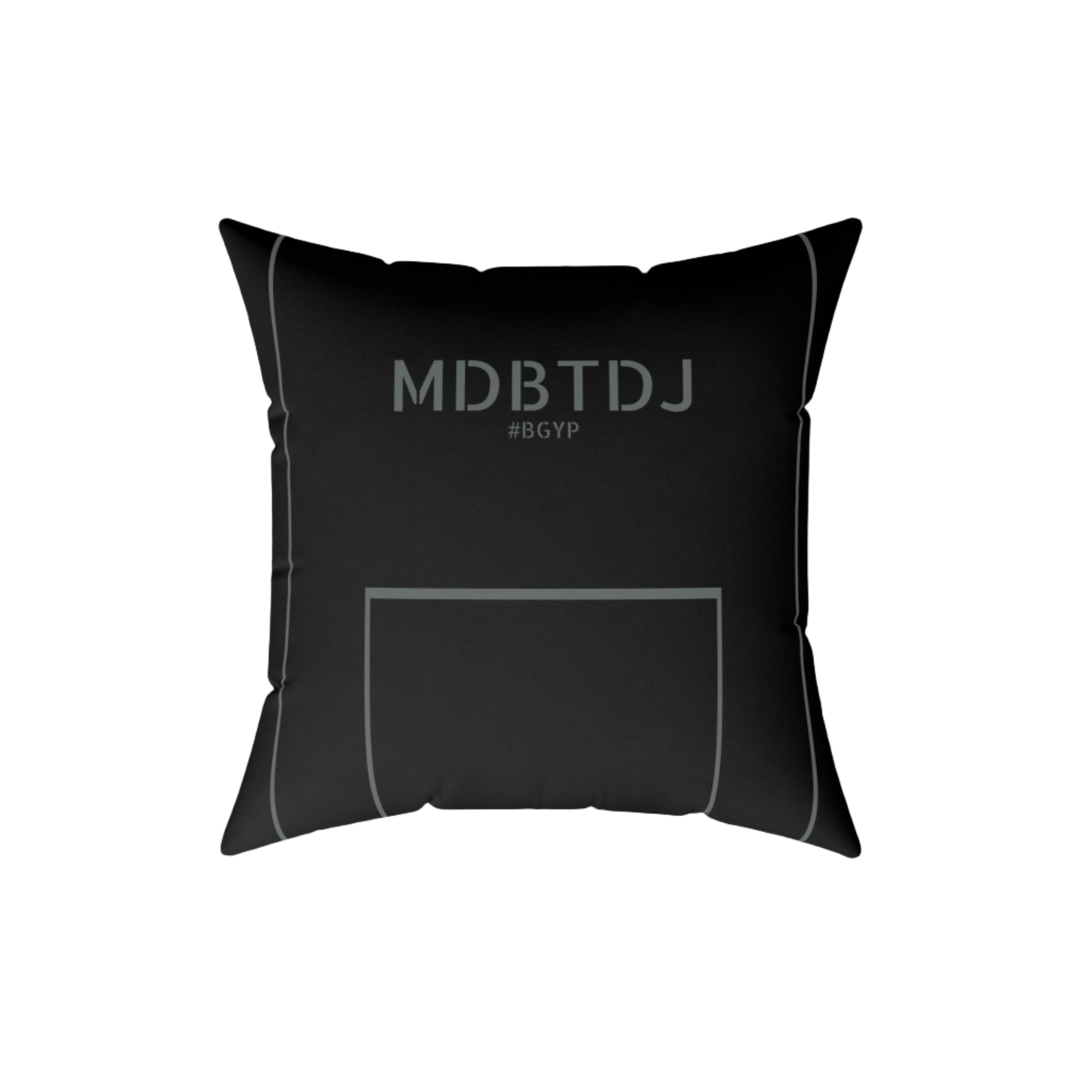 MDBTDJ#BGYP Spun Polyester Square Pillow