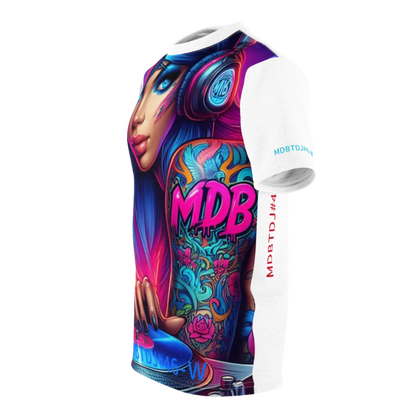 MDBTDJ#46-W Premium Art Tee Shirt - Tattooed Dj's Limited Edition - Unisex, T-Shirt, T-Shirts, Tattooed Djs Shop