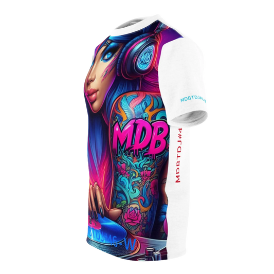 MDBTDJ#46-W Premium Art Tee Shirt - Tattooed Dj's Limited Edition - Unisex, T-Shirt, T-Shirts, Tattooed Djs Shop