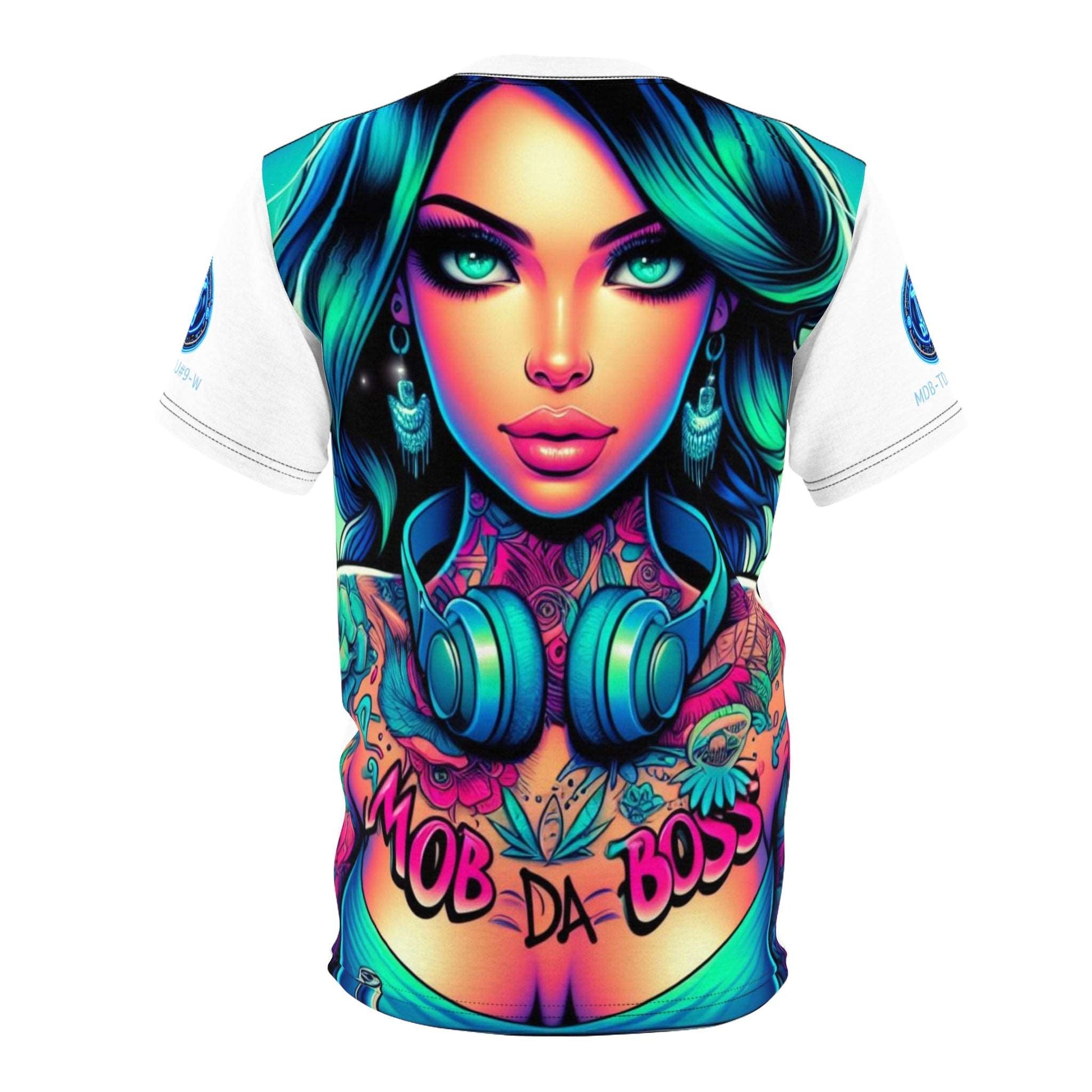 MDBTDJ#9-W Unisex Cut & Sew Tee Tattooed Dj's Limited Edition, All Over Prints, Tattooed Djs Shop