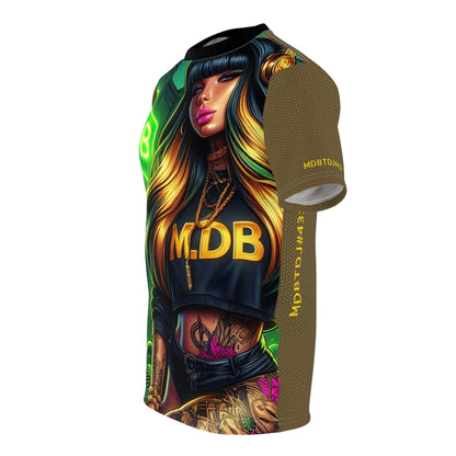 MDBTDJ#432 Unisex Cut & Sew Tee Tattooed Dj's Limited Edition, All Over Prints, Tattooed Djs Shop