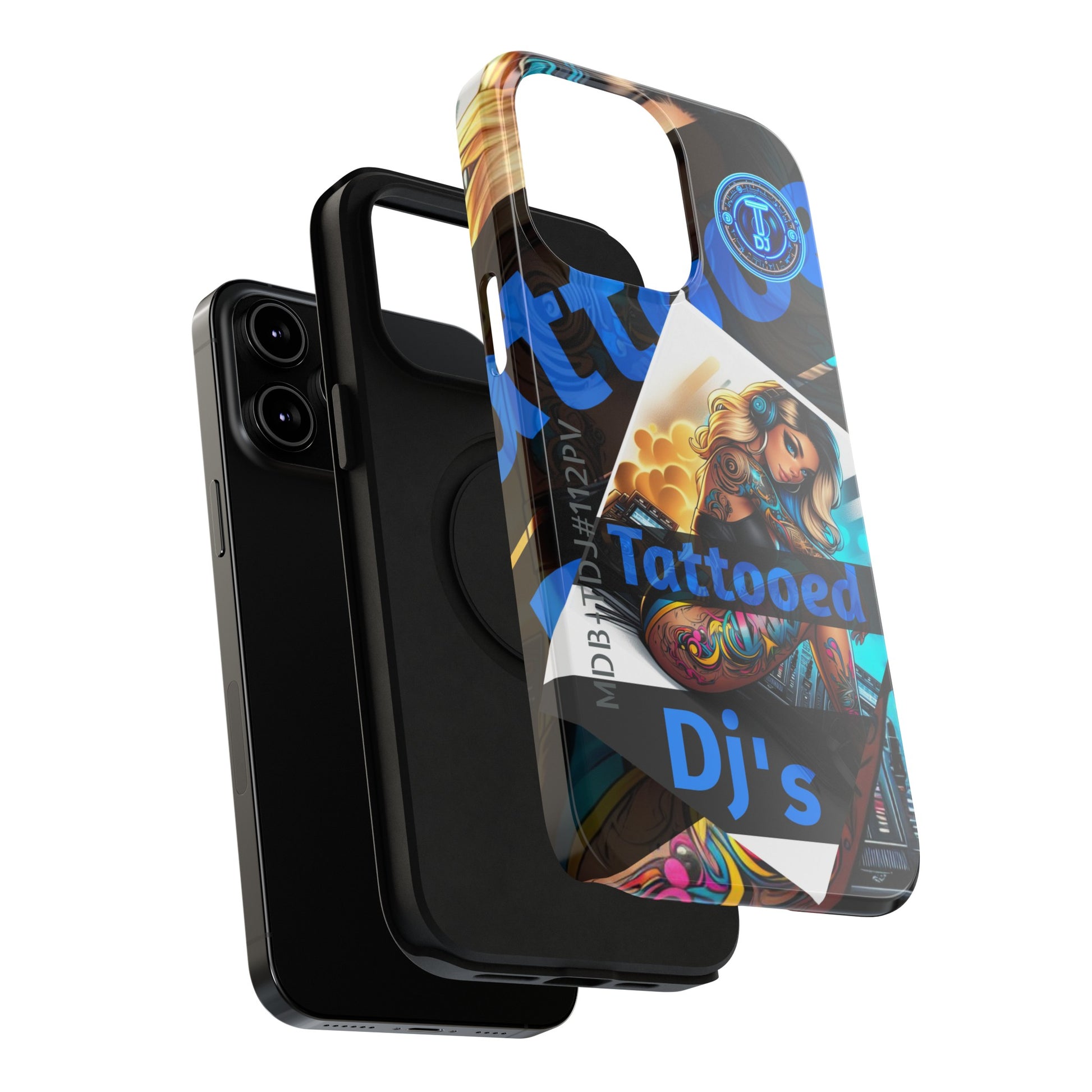 MDBTDJ#ICN112-PV Impact-Resistant Phone Case Tattooed DJ's Limited Edition Fits Most, Phone Case, Tattooed Djs Shop