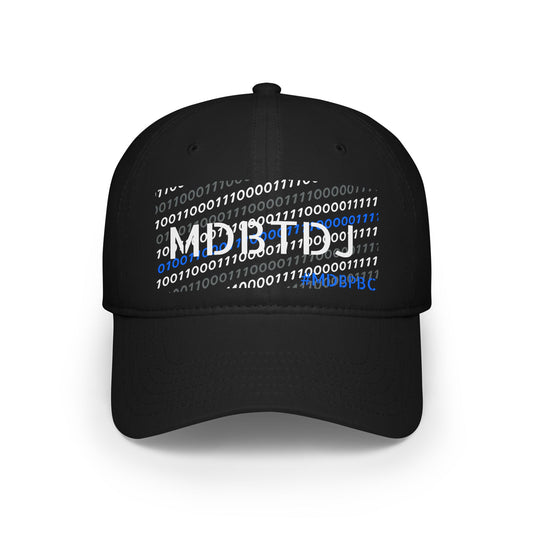 MDBTDJ#MDBPBC Black - Low Profile Baseball Cap, Hats, Hats, Tattooed Djs Shop