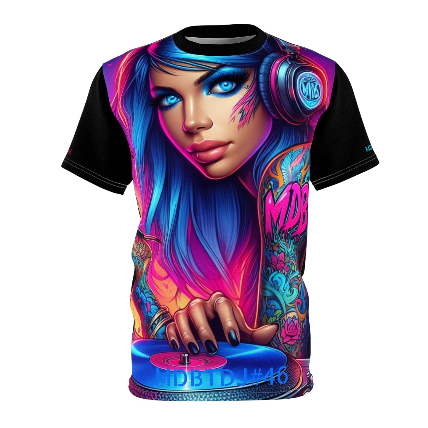 MDBTDJ#46 Premium Art Tee Shirt - Tattooed Dj's Limited Edition - Unisex