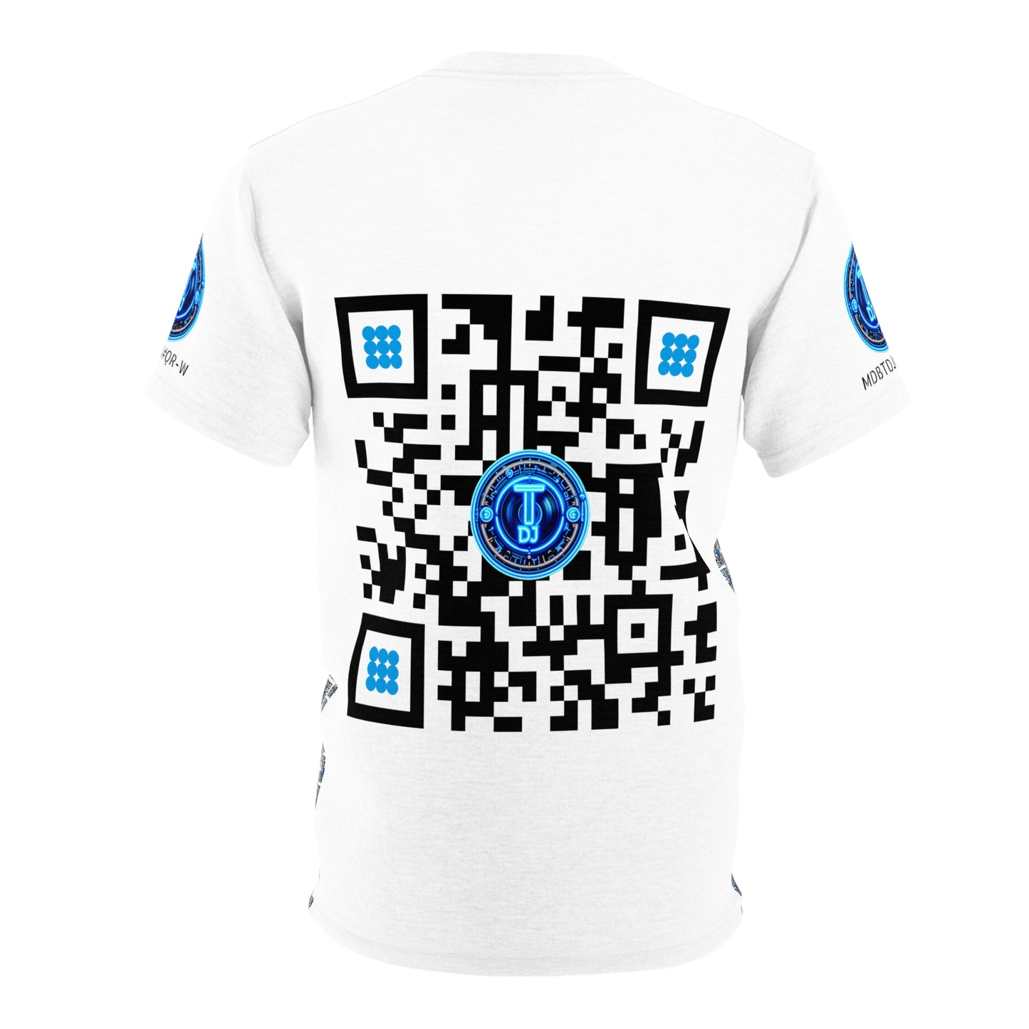 MDBTDJ#QR-W Unisex Cut & Sew Tee Tattooed Dj's Limited Edition, All Over Prints, Tattooed Djs Shop