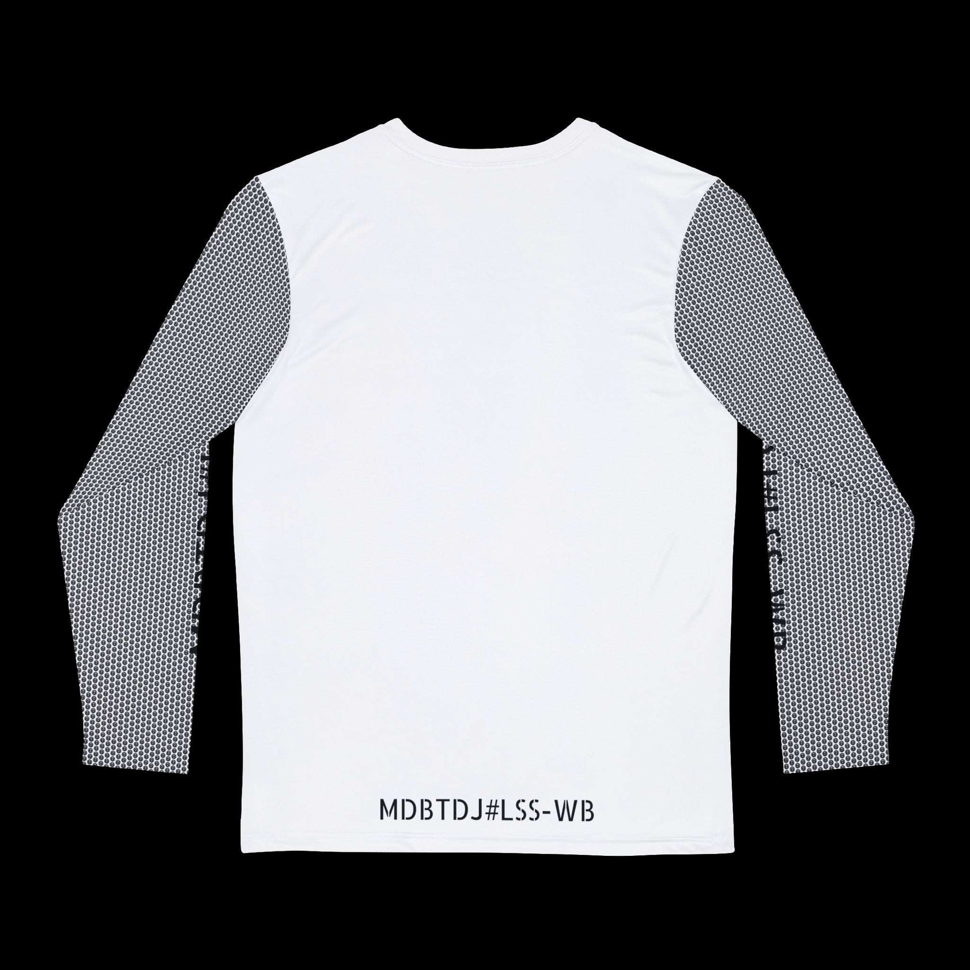 MDBTDJ#LSS-WB Men's Long Sleeve Shirt Tattooed Dj's Limited Edition, All Over Prints, Tattooed Djs Shop