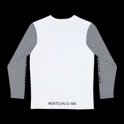 MDBTDJ#LSS-WB Men's Long Sleeve Shirt Tattooed Dj's Limited Edition, All Over Prints, Tattooed Djs Shop