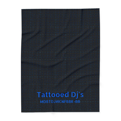 MDBTDJ#ICNFBBK-BB Fleece Blanket Tattooed Dj's Limited Edition, Home Decor, Tattooed Djs Shop