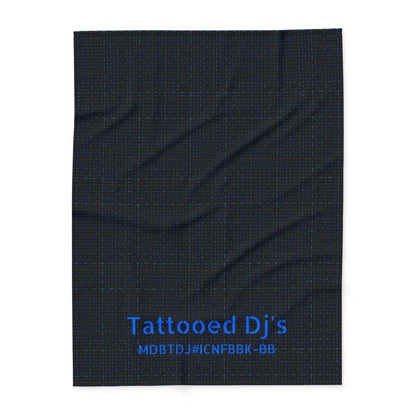MDBTDJ#ICNFBBK-BB Fleece Blanket Tattooed Dj's Limited Edition, Home Decor, Tattooed Djs Shop
