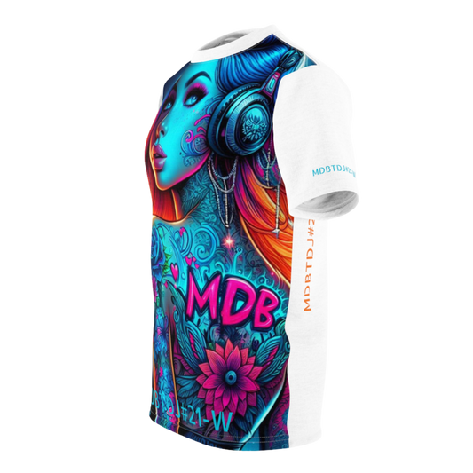 MDBTDJ#21-W Premium Art Tee Shirt - Tattooed Dj's Limited Edition - Unisex