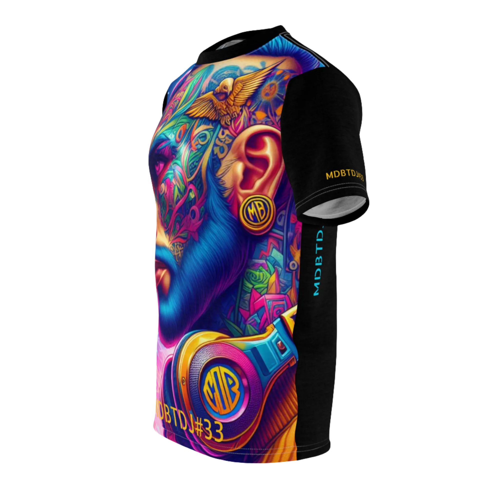 MDBTDJ#33 Premium Art Tee Shirt - Tattooed Dj's Limited Edition - Unisex, T-Shirt, T-Shirts, Tattooed Djs Shop