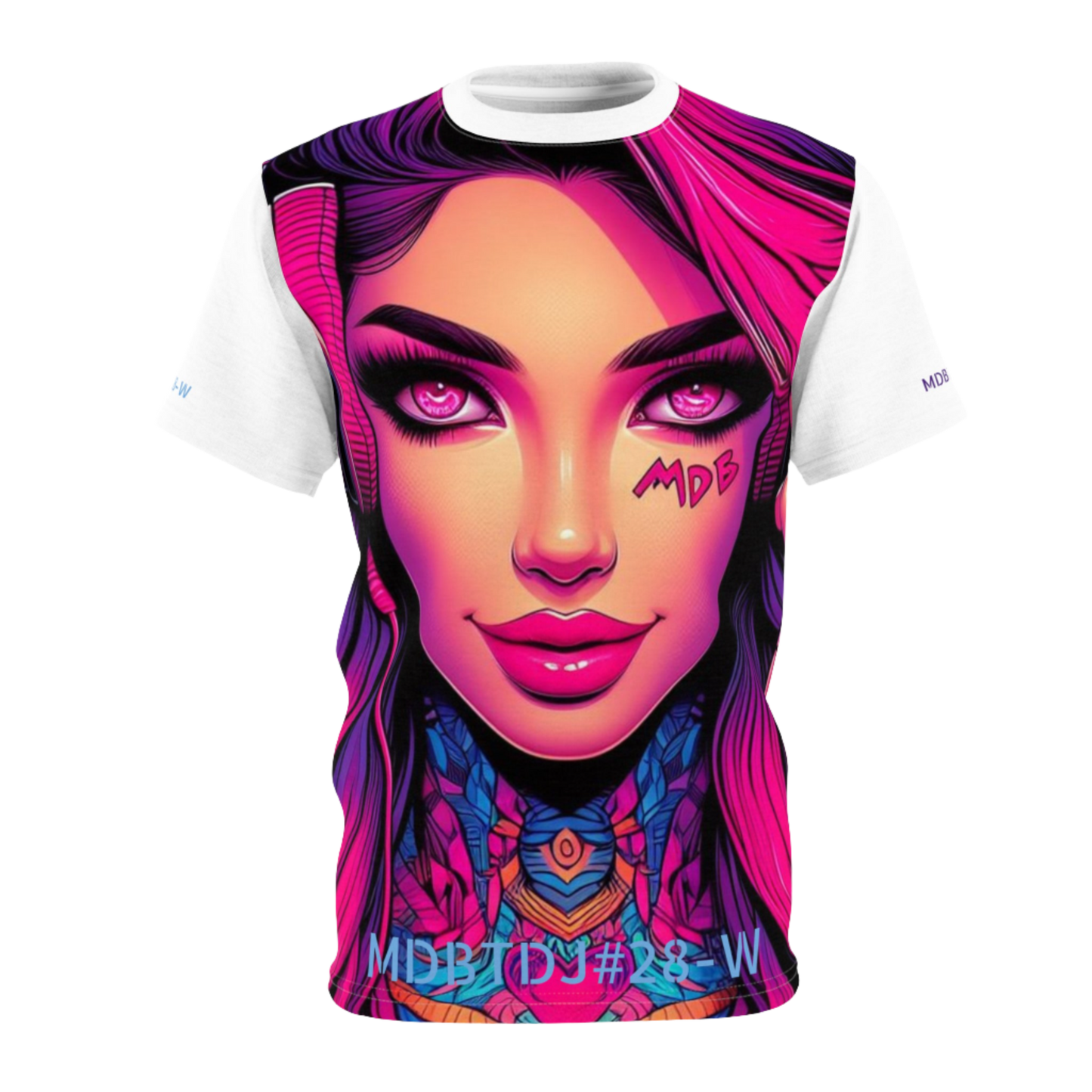 MDBTDJ#28-W Premium Art Tee Shirt - Tattooed Dj's Limited Edition - Unisex