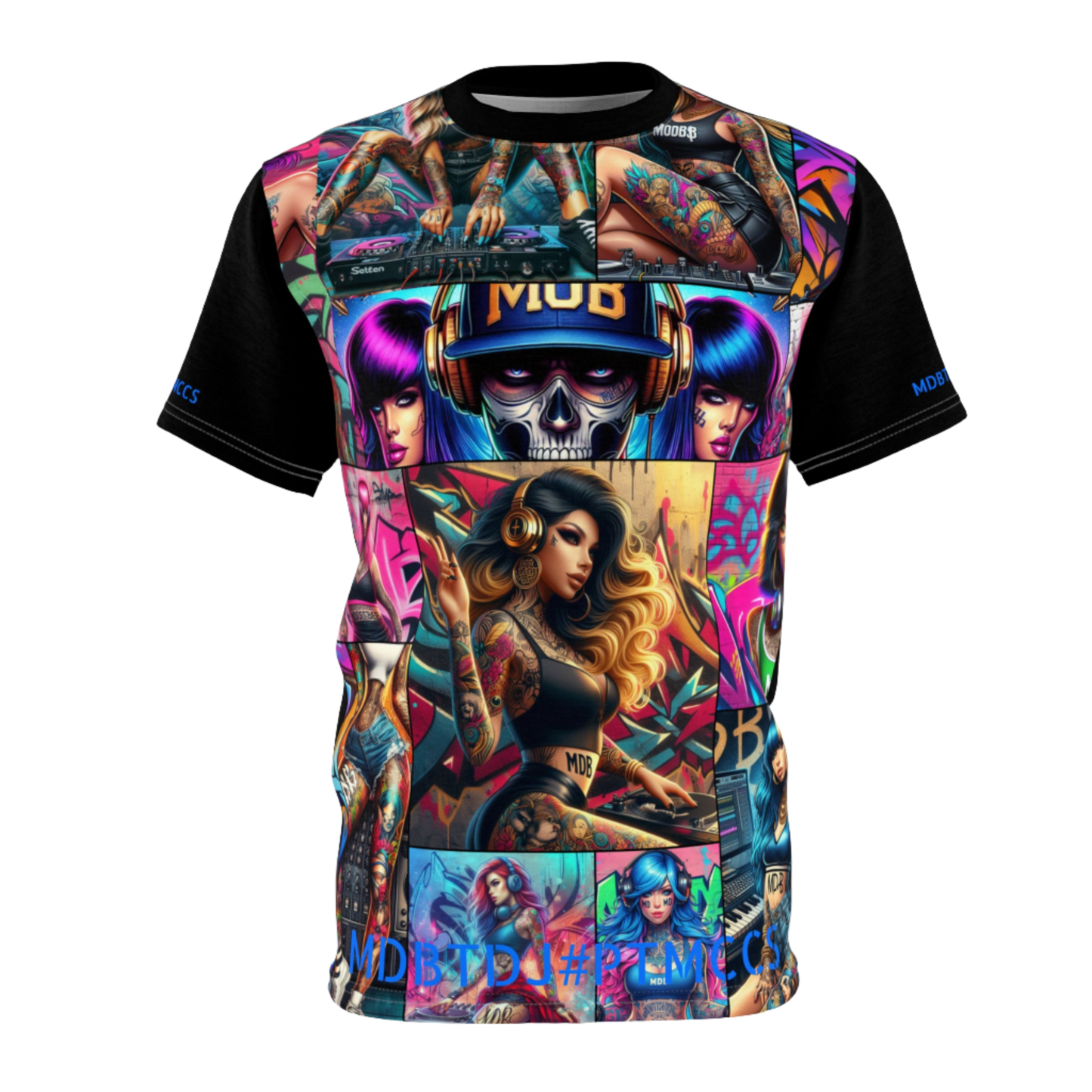 MDBTDJ#PTMCCS Premium Art Tee Shirt - Tattooed Dj's Limited Edition - Unisex