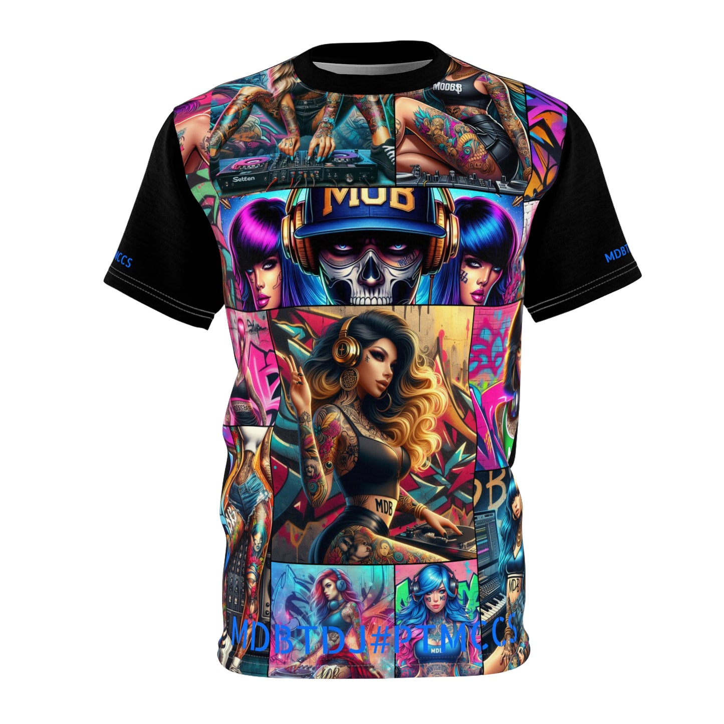 MDBTDJ#PTMCCS Premium Art Tee Shirt - Tattooed Dj's Limited Edition - Unisex