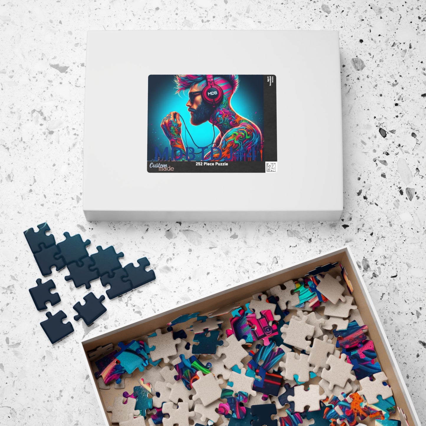 MDBTDJ#4 Puzzle (110, 252, 520, 1014-piece) Tattooed Dj's Limited Edition, Puzzle, Apparel & Accessories, Tattooed Djs Shop