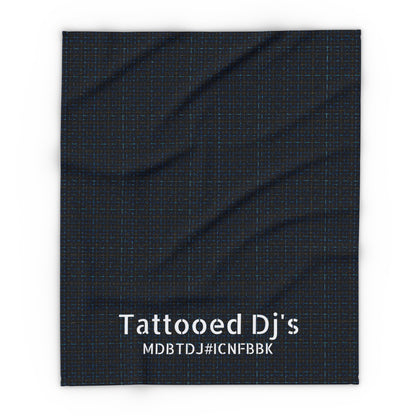 MDBTDJ#ICNFBBK Fleece Blanket Tattooed Dj's Limited Edition, Home Decor, Tattooed Djs Shop