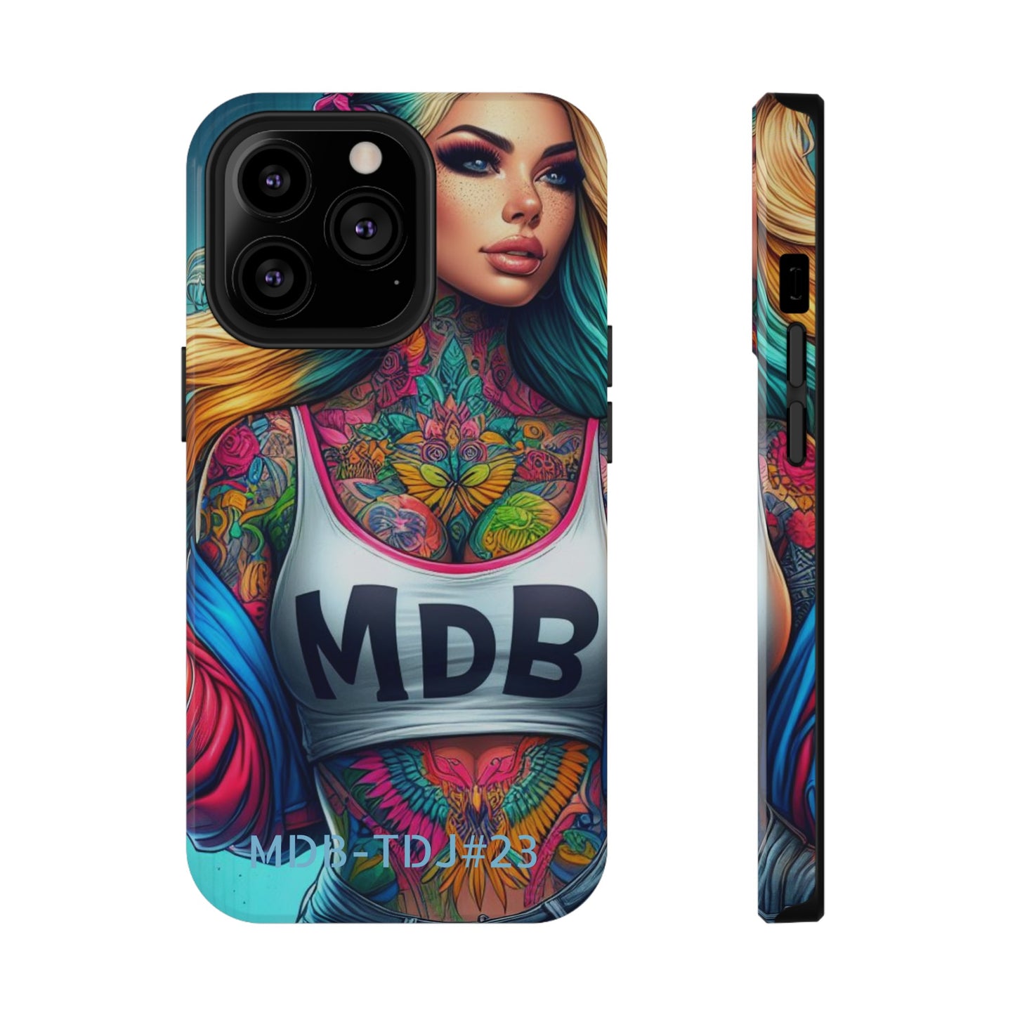 MDBTDJ#23 Impact-Resistant Phone Cases Fits most Tattooed DJ's Limited Edition, Phone Case, Tattooed Djs Shop