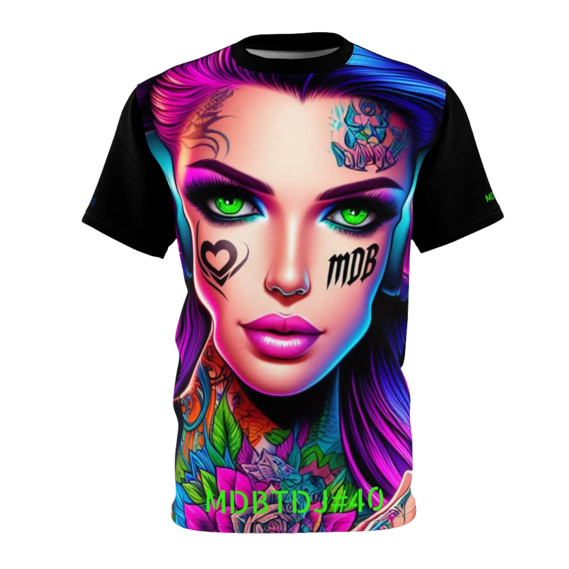MDBTDJ#40 Premium Art Tee Shirt - Tattooed Dj's Limited Edition - Unisex, T-Shirt, T-Shirts, Tattooed Djs Shop