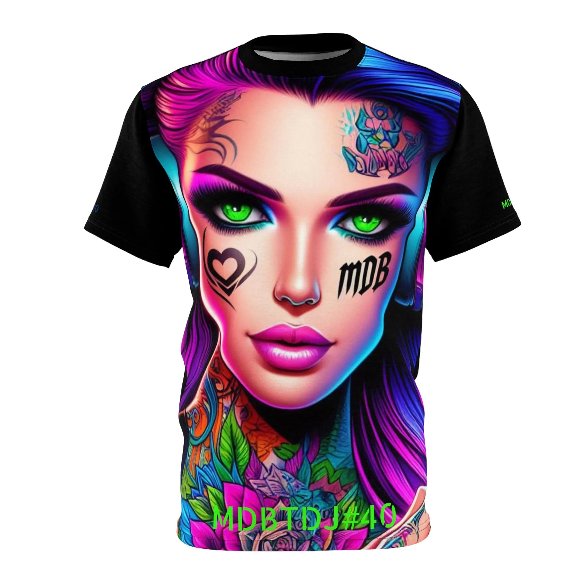 MDBTDJ#40 Premium Art Tee Shirt - Tattooed Dj's Limited Edition - Unisex, T-Shirt, T-Shirts, Tattooed Djs Shop