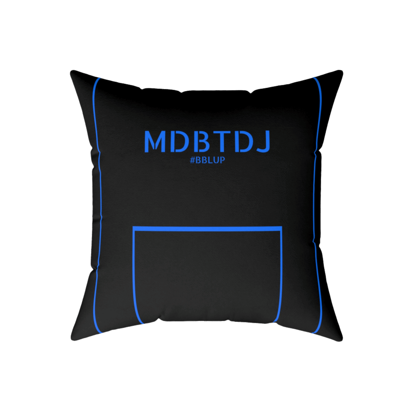 MDBTDJ#BBLUP Spun Polyester Square Pillow