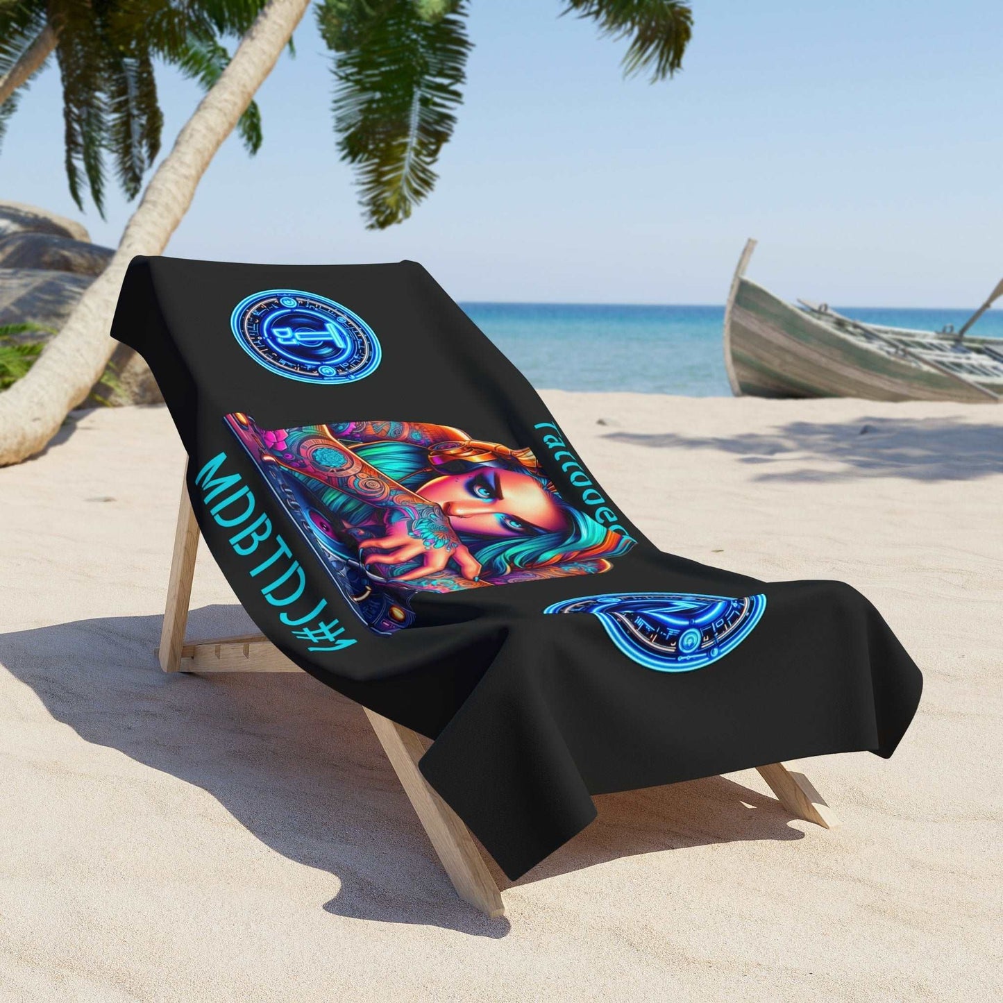 MDBTDJ#1 Beach Towel Tattooed Dj's Limited Edition