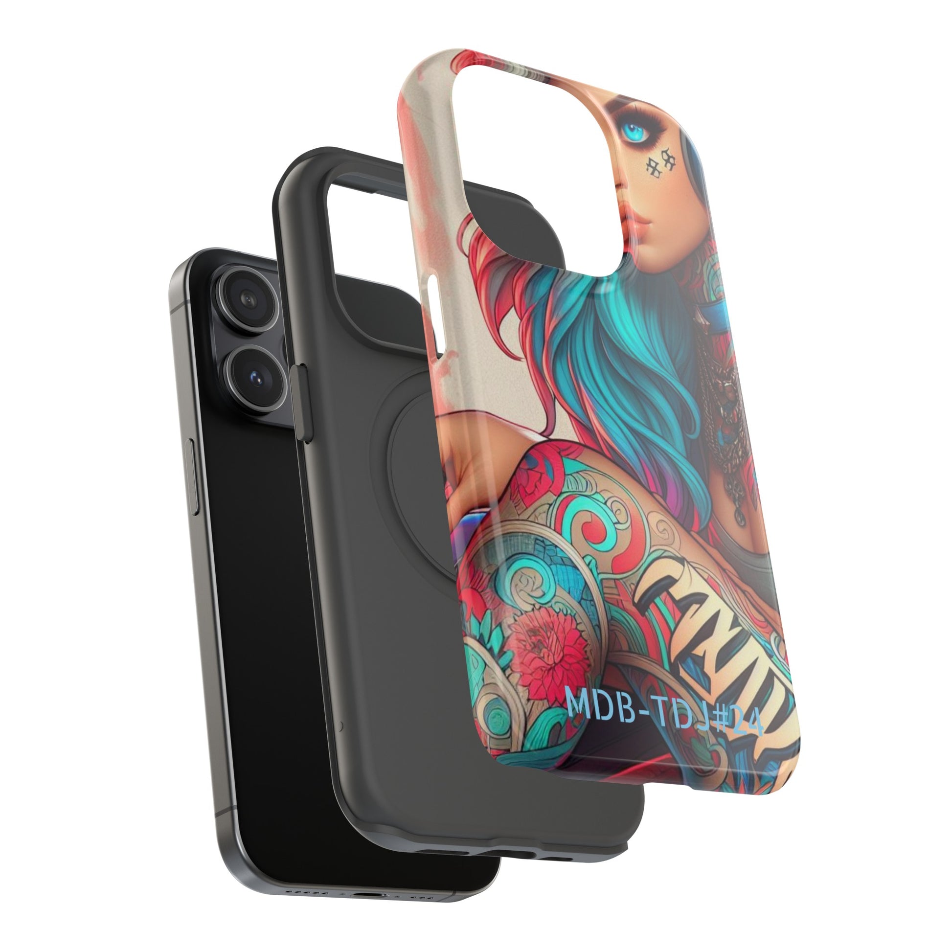 MDBTDJ#24 Impact-Resistant Phone Cases Fits most Tattooed DJ's Limited Edition, Phone Case, Tattooed Djs Shop