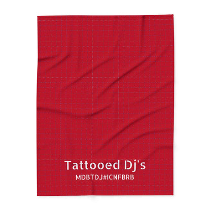 MDBTDJ#ICNFBRB Fleece Blanket Tattooed Dj's Limited Edition, Home Decor, Tattooed Djs Shop