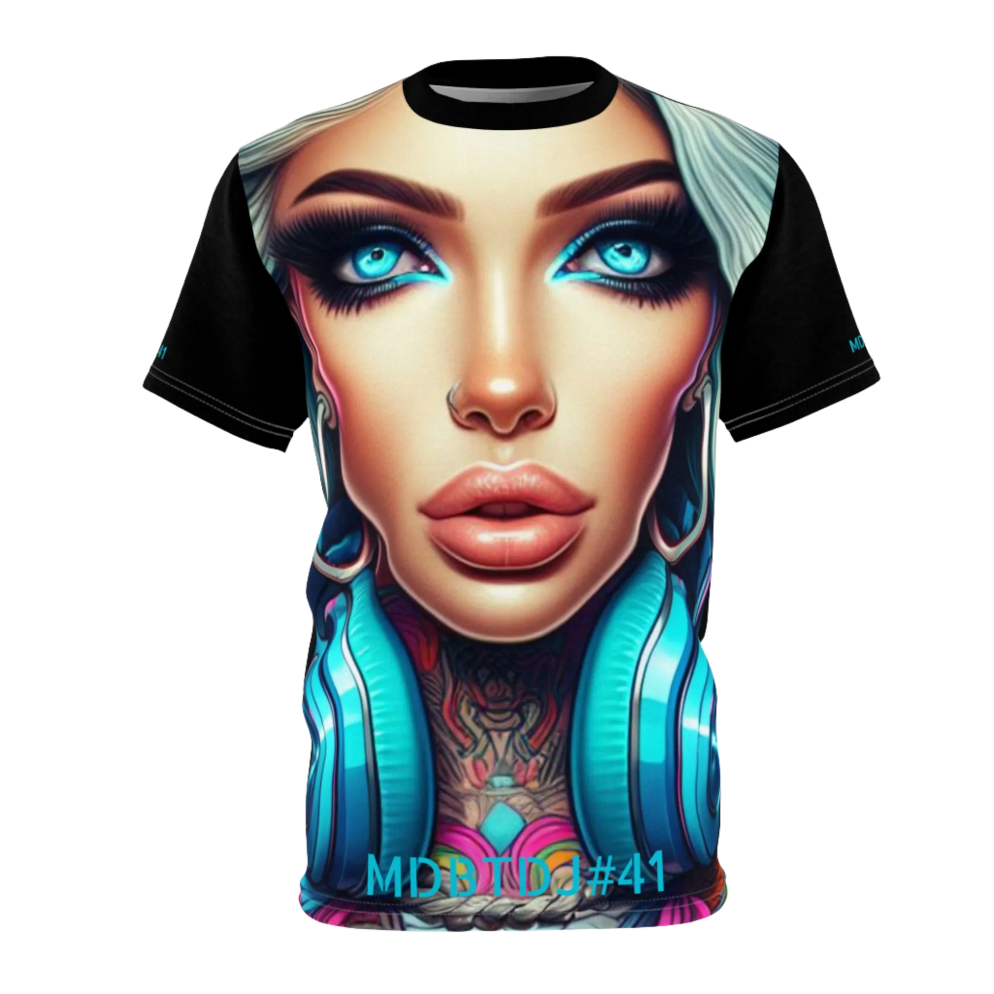 MDBTDJ#41 Premium Art Tee Shirt - Tattooed Dj's Limited Edition - Unisex, T-Shirt, T-Shirts, Tattooed Djs Shop