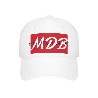 MDBTDJ #AJBRC White - Low Profile Baseball Cap