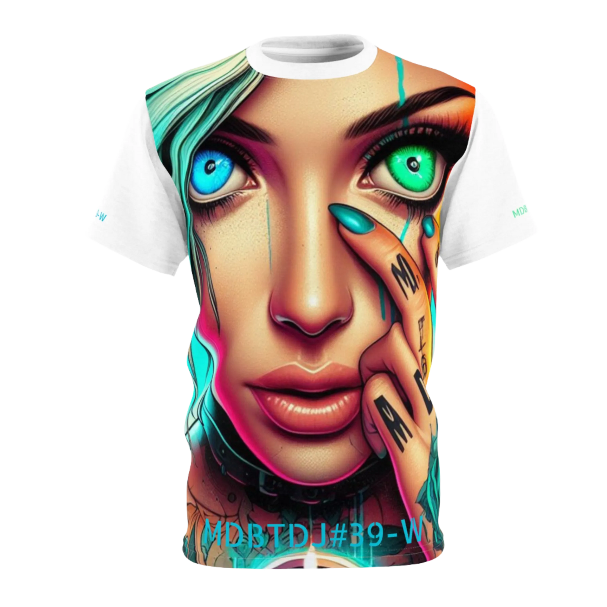 MDBTDJ#39-W Premium Art Tee Shirt - Tattooed Dj's Limited Edition - Unisex, T-Shirt, T-Shirts, Tattooed Djs Shop