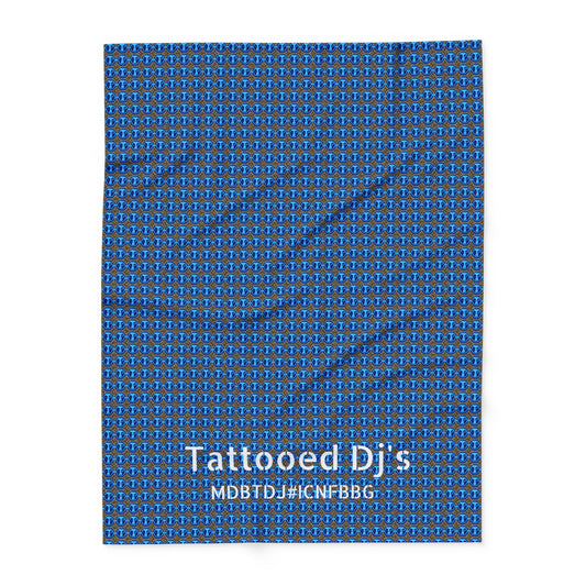 MDBTDJ#ICNFBBG Fleece Blanket Tattooed Dj's Limited Edition, Home Decor, Tattooed Djs Shop