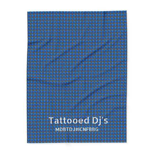 MDBTDJ#ICNFBBG Fleece Blanket Tattooed Dj's Limited Edition, Home Decor, Tattooed Djs Shop