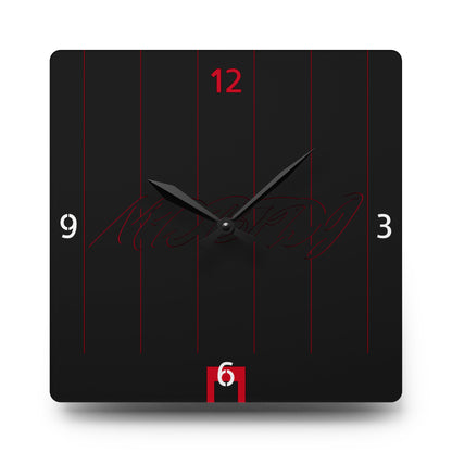 MDBTDJ#PSBRW Premium Acrylic Wall Clock