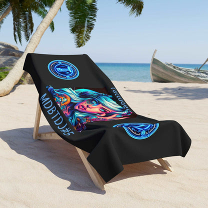 MDBTDJ#5 Beach Towel Tattooed Dj's Limited Edition, Home Decor, Apparel & Accessories, Tattooed Djs Shop