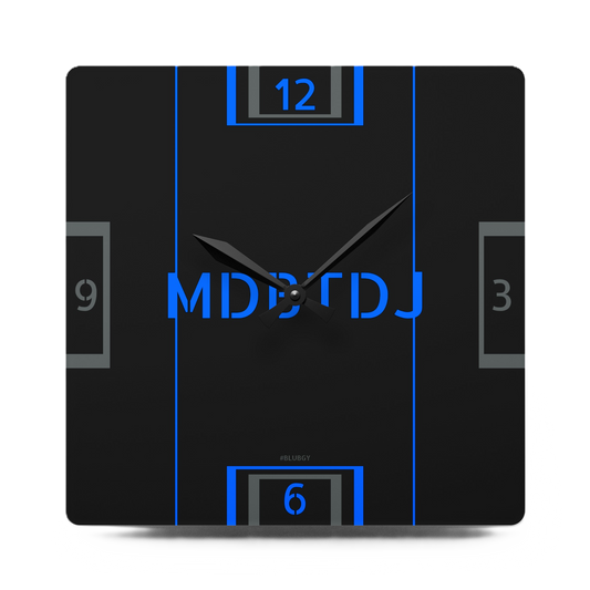 MDBTDJ#BLUBGY Premium Acrylic Wall Clock