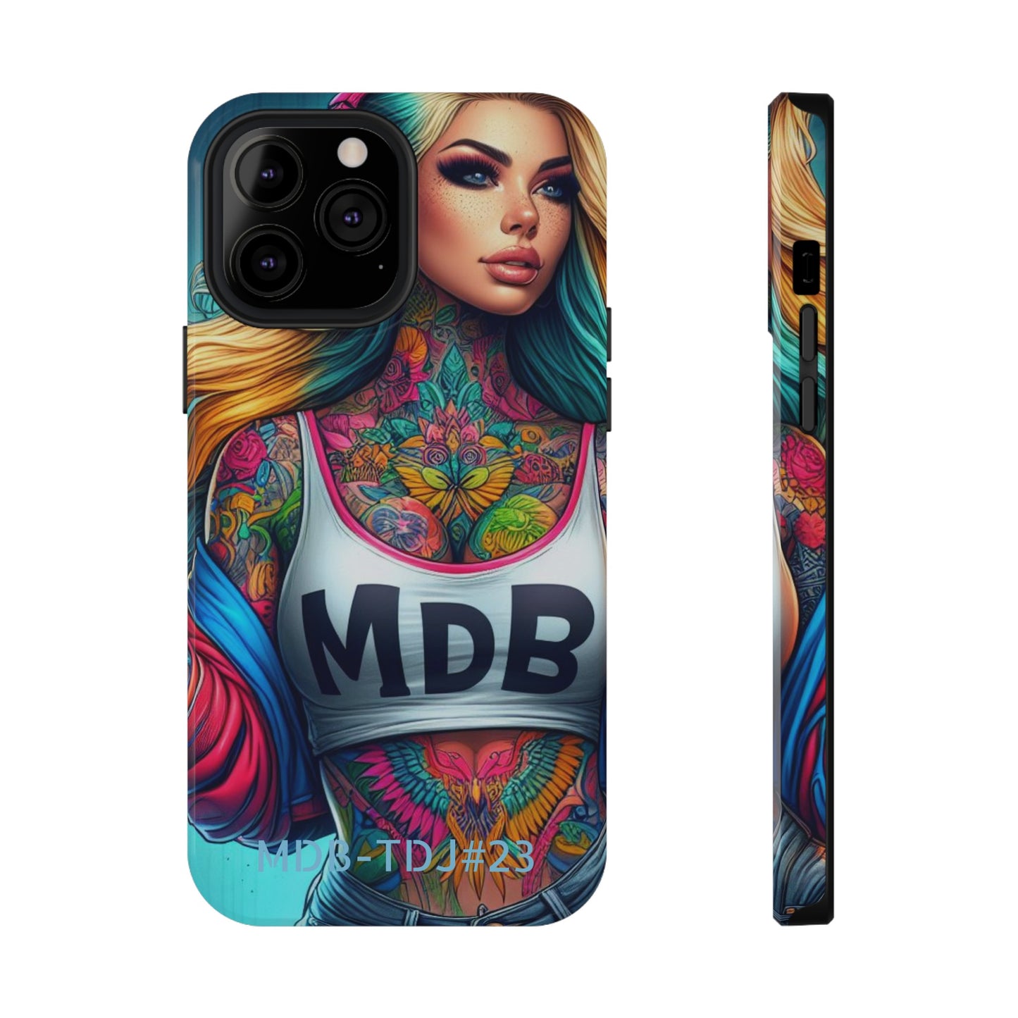 MDBTDJ#23 Impact-Resistant Phone Cases Fits most Tattooed DJ's Limited Edition, Phone Case, Tattooed Djs Shop